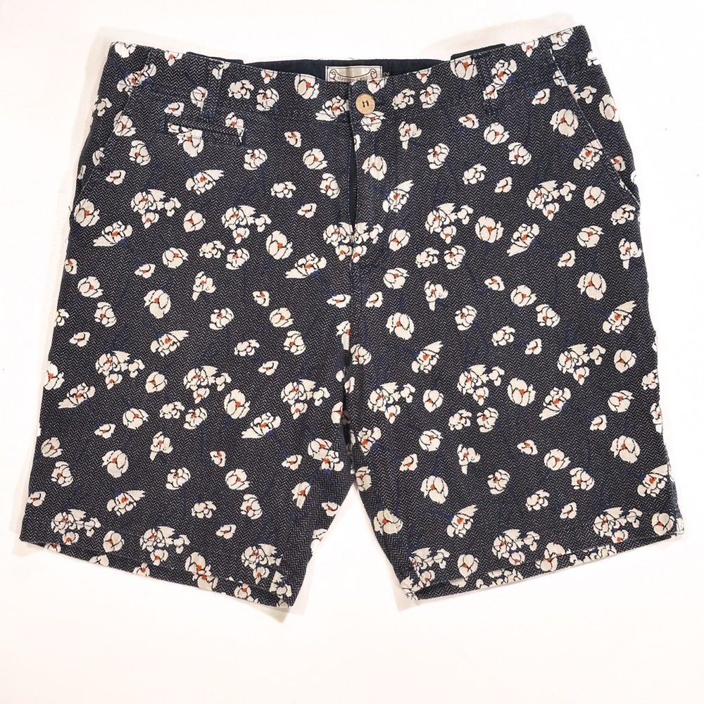 Men’s Shorts Floral Oxford Lads Size 32 - Picture 3 of 9